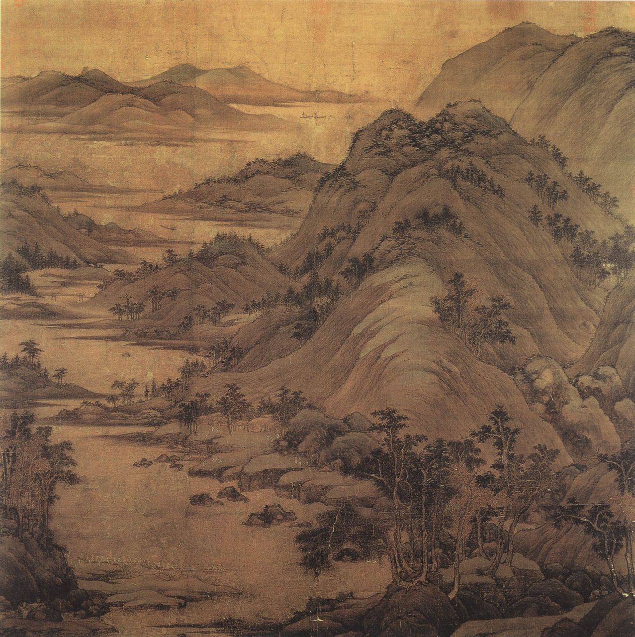 山水水墨画
