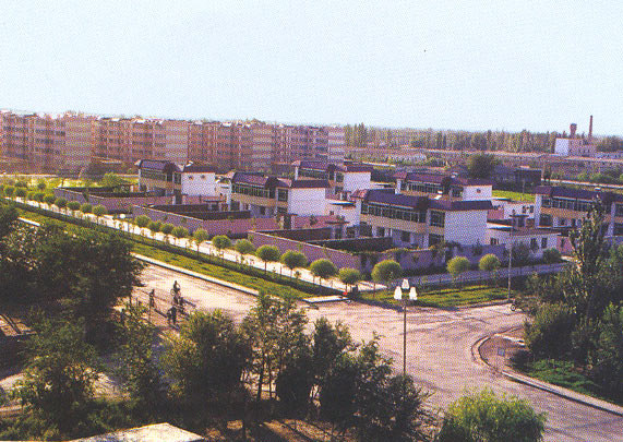  p>农七师123团位于新疆维吾尔自治区境内天山北麓和阿尔泰山之间的 a