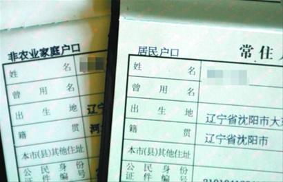 户口农业非农业