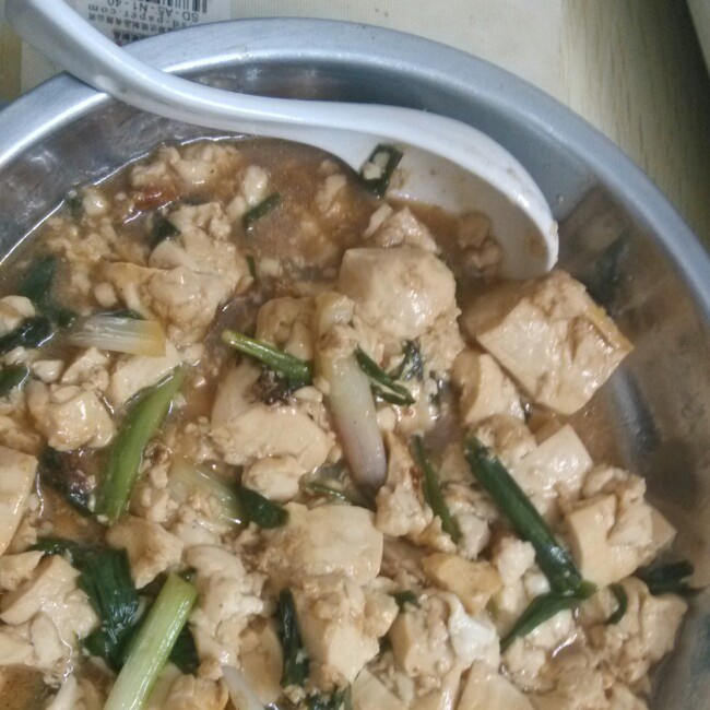 小葱炖豆腐
