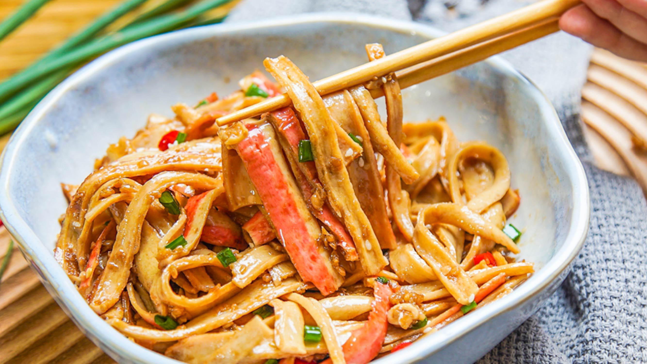 小羽私厨之蒜香蟹柳条