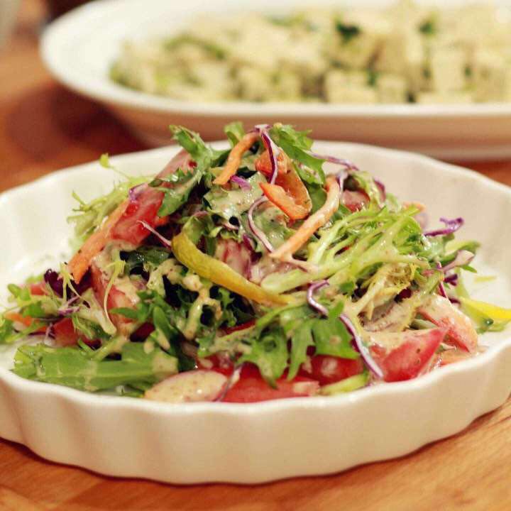 梅子浆拌蔬菜沙拉