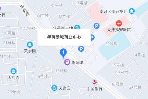 华苑新城商业中心位于天津市西青华苑,由天津建委建成,共计房屋82