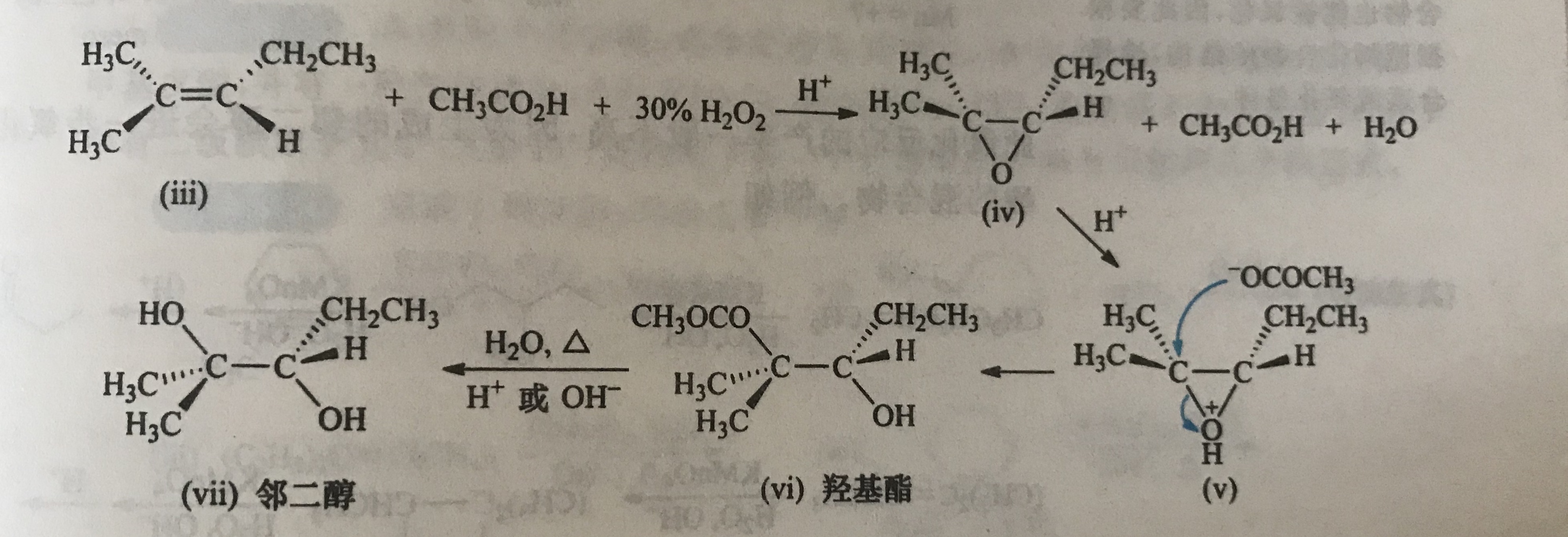 常用的过酸有苯甲酸,过乙酸,过二氟乙酸,常用的溶剂有氯仿,乙醚,丙酮