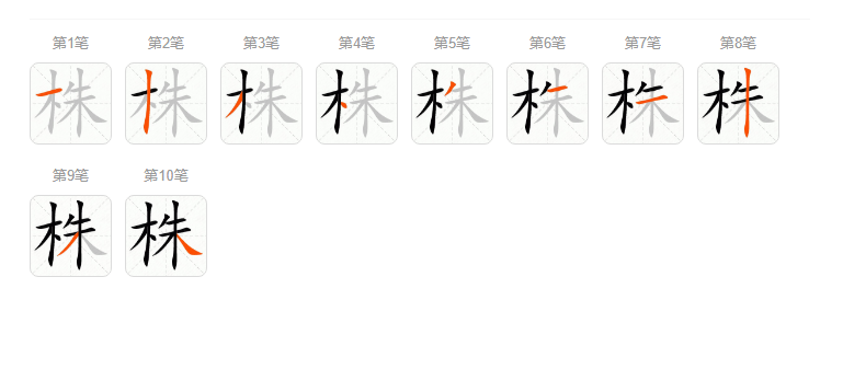 株_百度百科