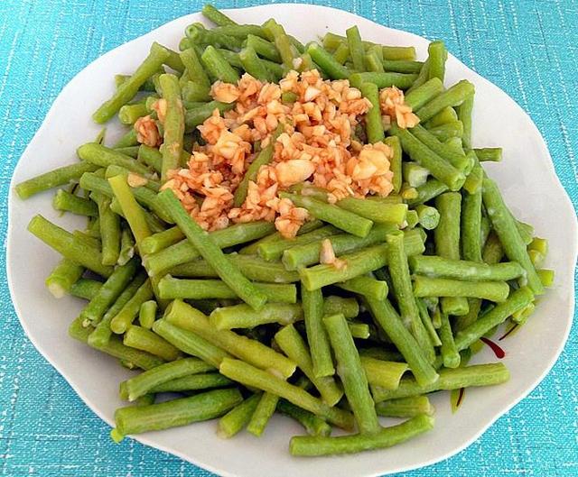 蒜蓉蒸豆角