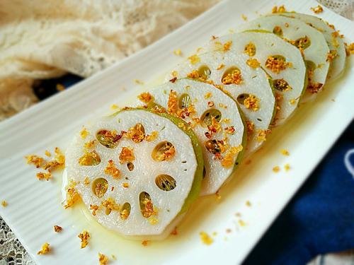 香甜,粉糯,可作甜菜,也作点心,是夏季饭桌上必不可少的一道可口的凉菜