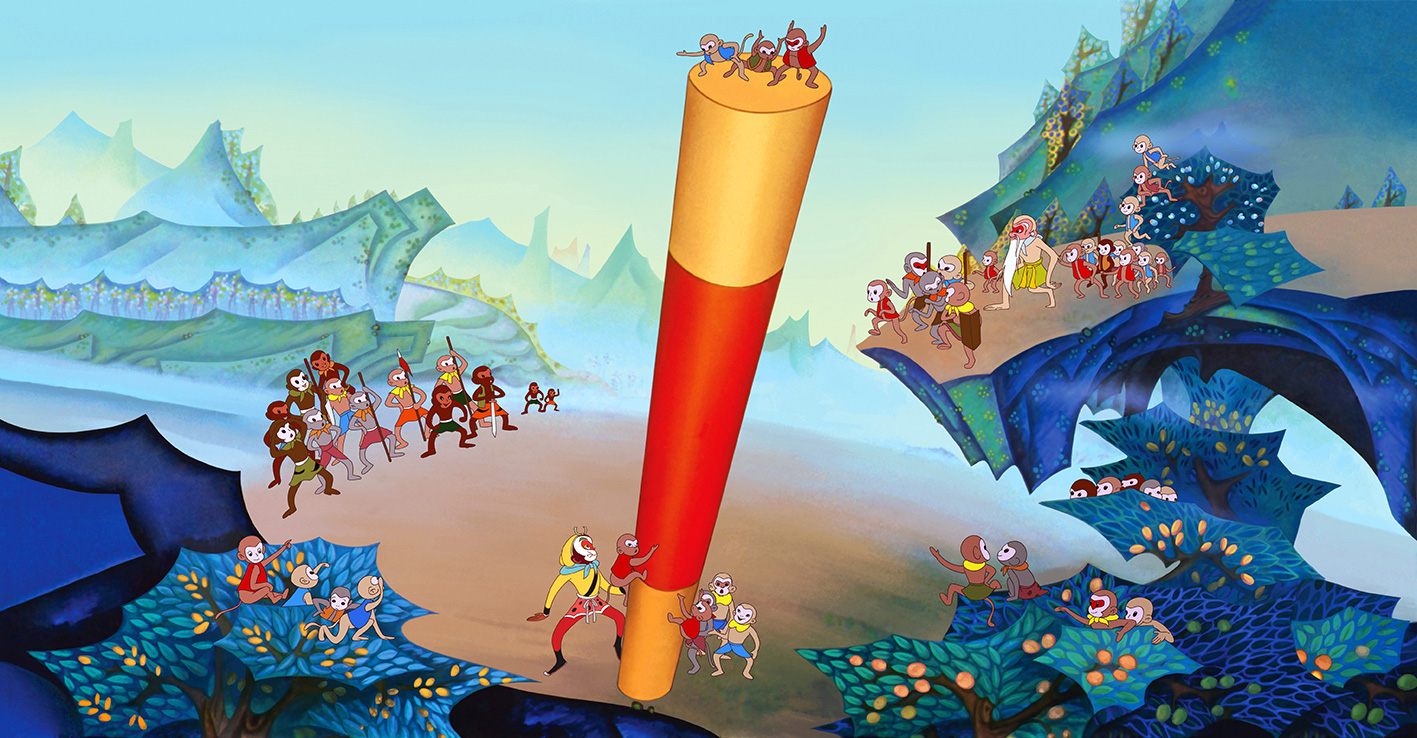 《大闹天宫》是 a target="_blank" href="/item/上海美术电影制片厂