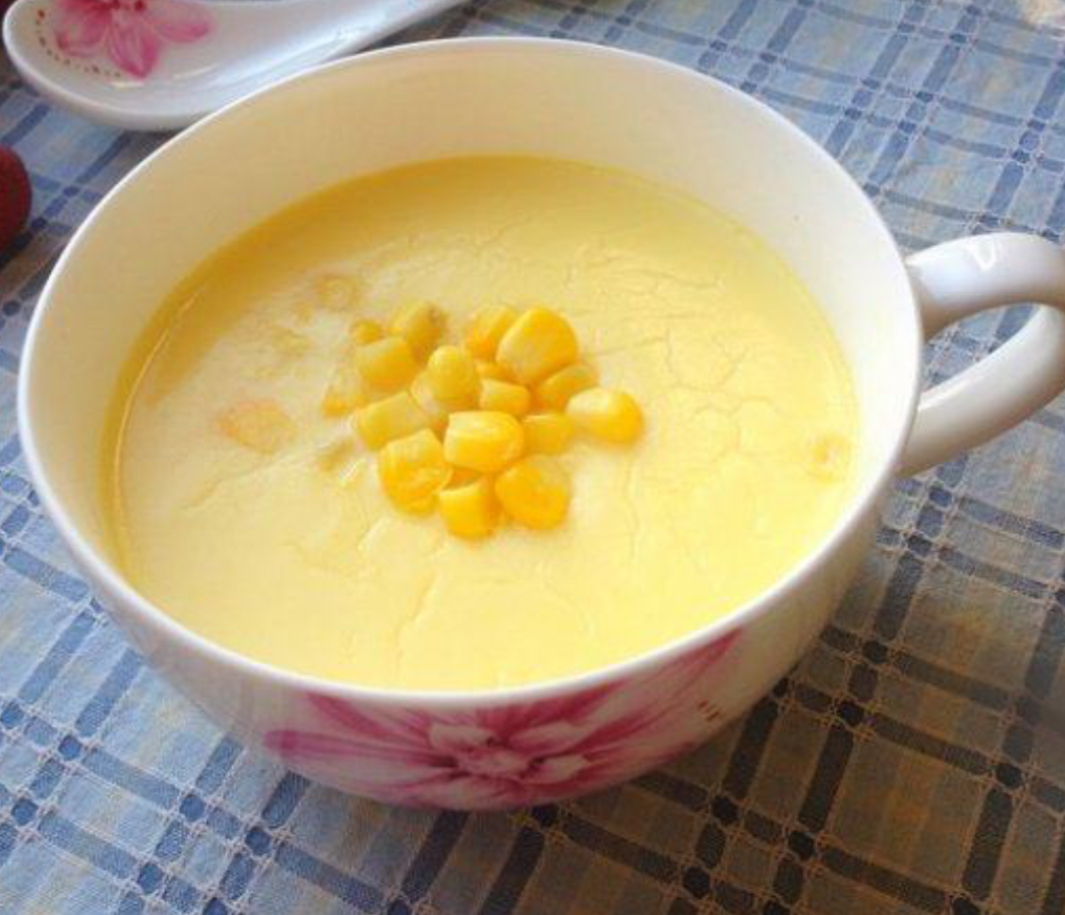 玉米奶香布丁