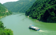 汉江上游陕西石泉县段