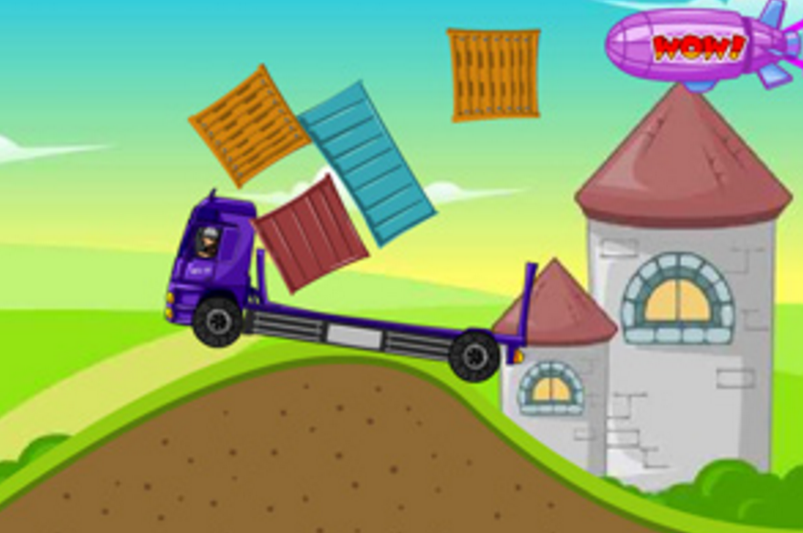  p>游戏使用鼠标和键盘操作,使用方向键↑↓控制卡车加速减速,使用