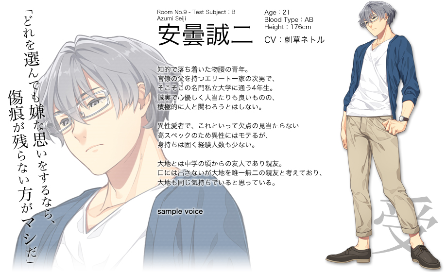 游戏的名字"room no.9"就是他们被监禁的