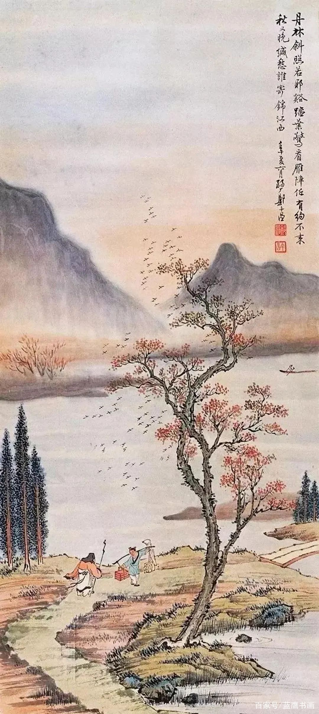 人们都认为画柳树很难，这位大师十分擅长画柳树，并有自己特色_百科TA说