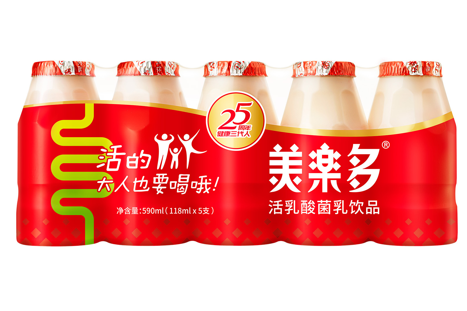 美乐多活性乳酸菌饮料