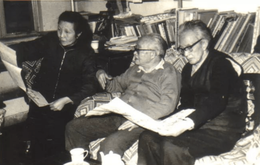 杨苡合照
