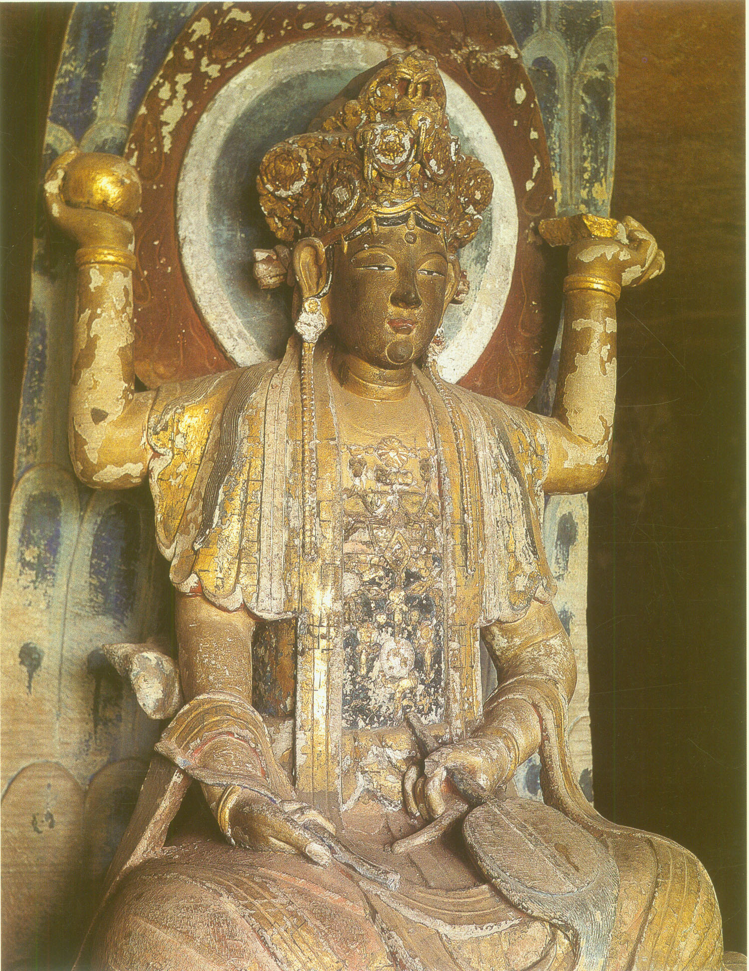 孔雀明王(梵名mahā-mayūrī-vidyā-rāj  ī)汉译有摩诃摩瑜利罗 