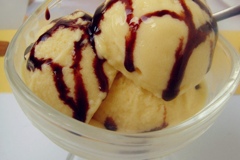 酸奶芒果冰淇淋