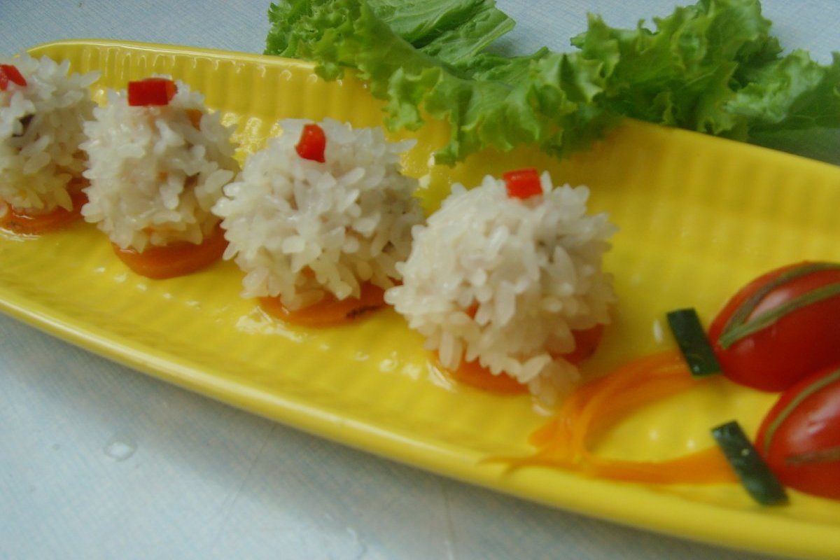 胡萝卜鸡肉丸子