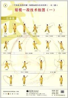 中国武术段位制:短棍初段位技术挂图