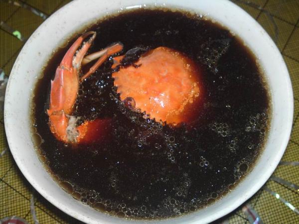 生地水蟹汤