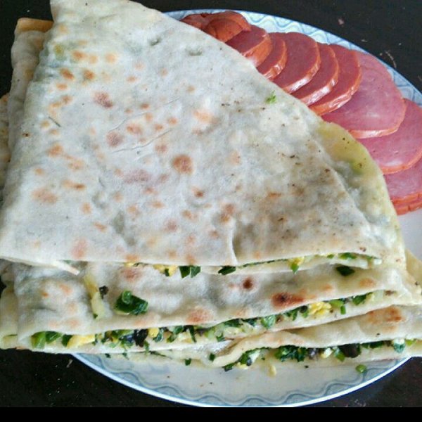 烙韭菜饼