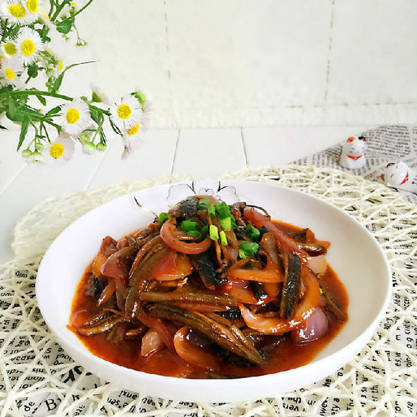 洋葱炒鳝丝
