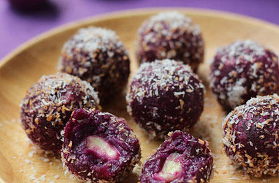 炸紫薯球