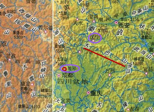 6平方公里,海拔3000米以上山峰6座,有"华中屋脊"之称.