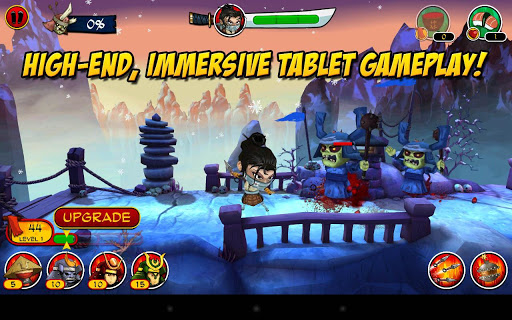  p>《武士大战僵尸2》是glu游戏公司的最新力作,游戏故事讲述村镇正在