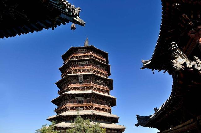 山西应县木塔，是唯一的“木亭式塔”，被称为世界四大奇塔！_百科TA说