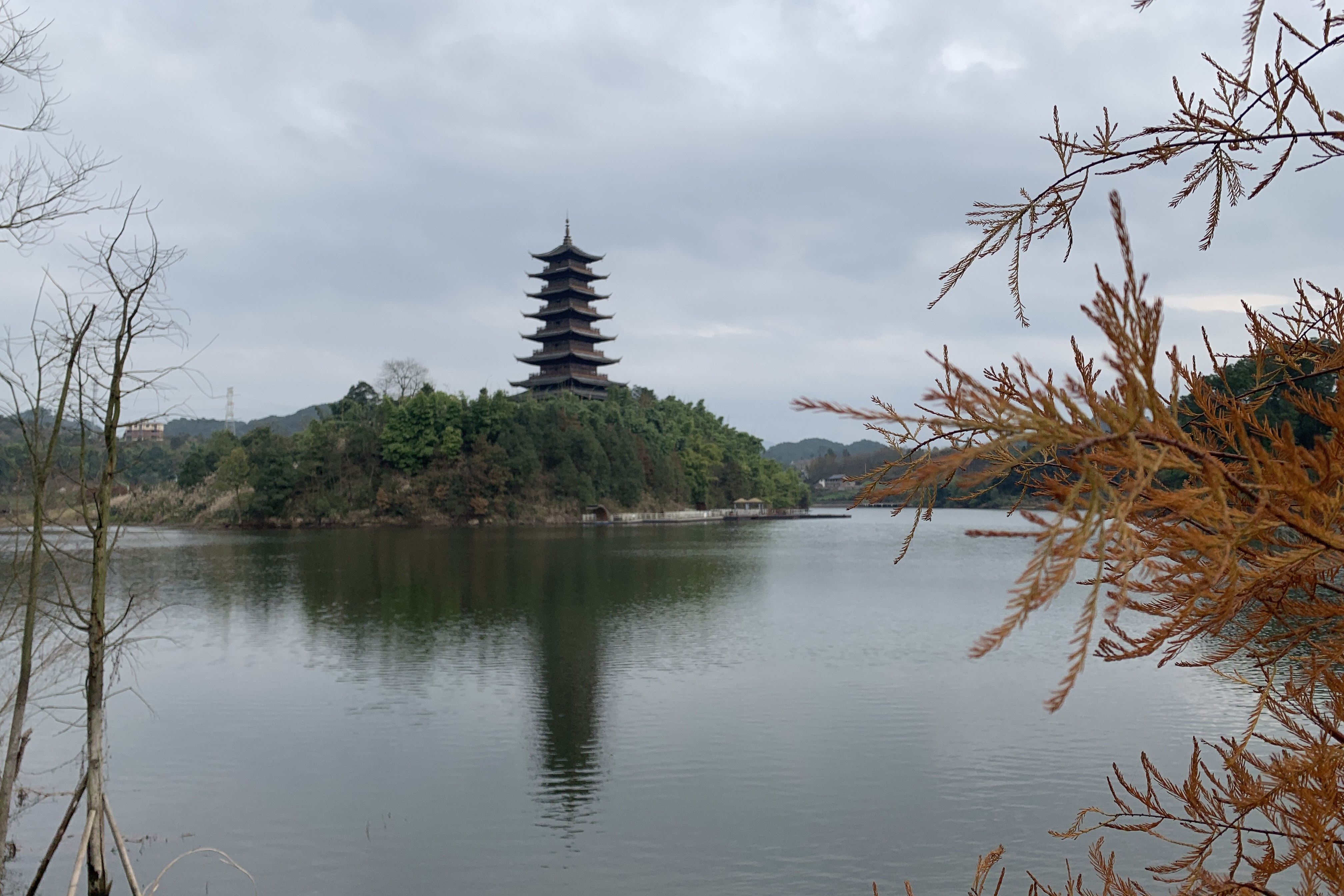  p>万盛青山湖湿地公园(the green mountain lake wetland park) /p> 