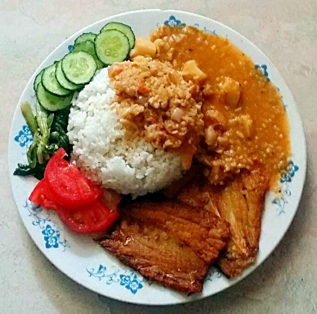 干煎鱼排饭