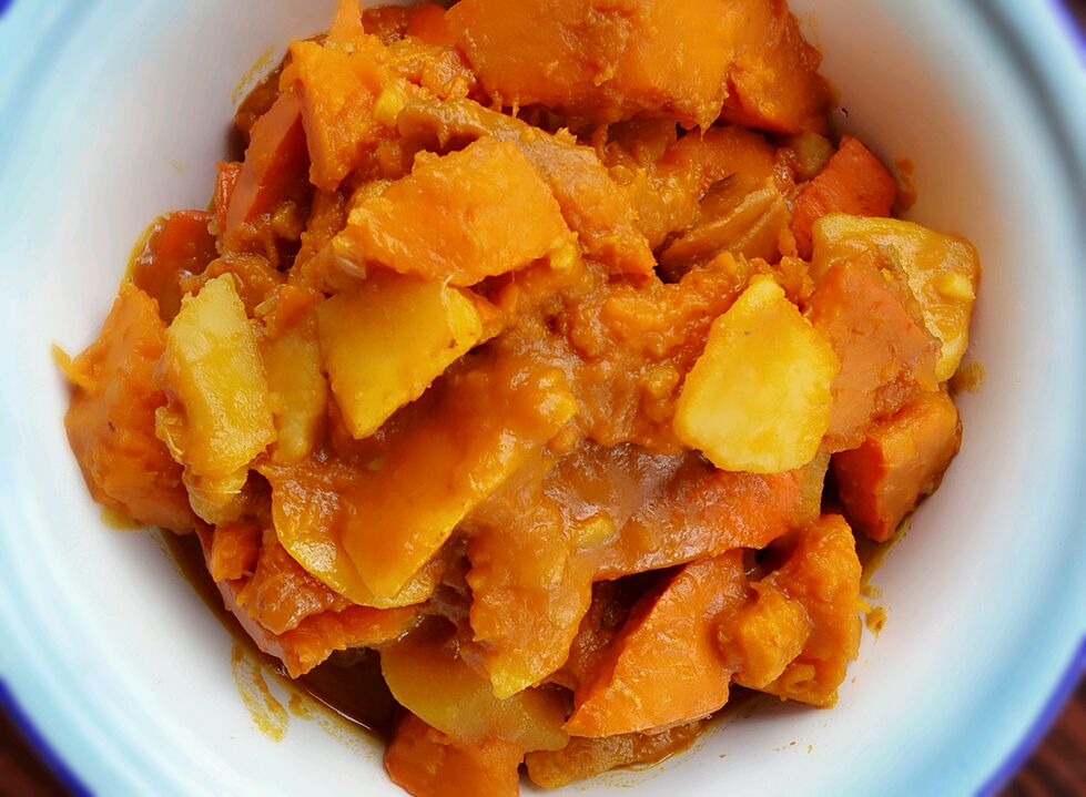 肉末炖南瓜土豆