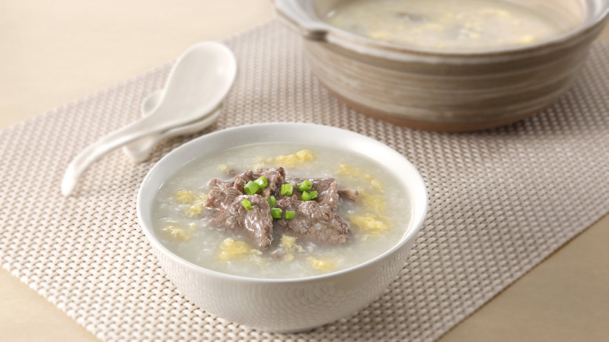 滑蛋牛肉粥