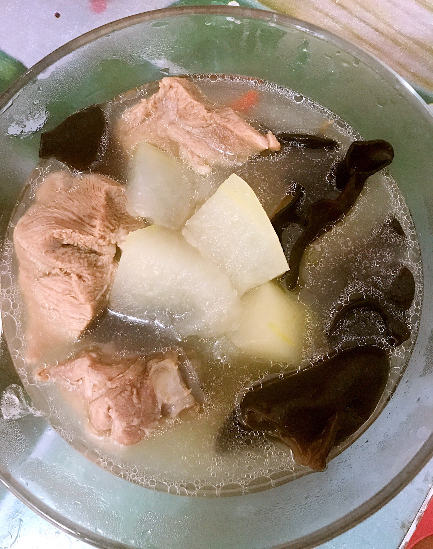 排骨木耳冬瓜汤