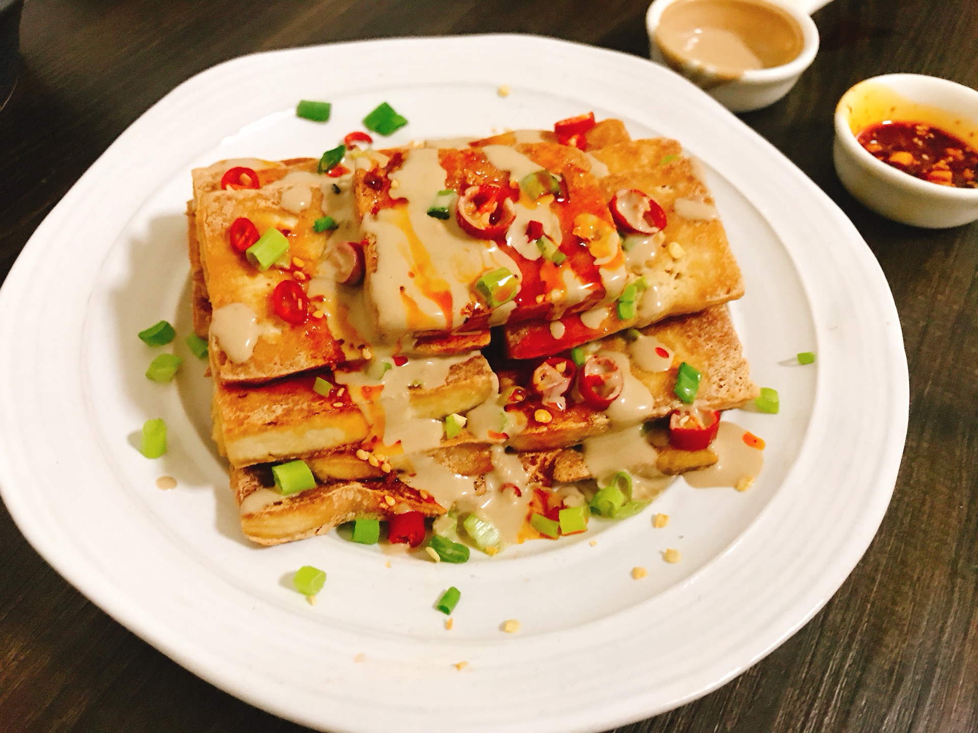 秘制凉拌油豆腐