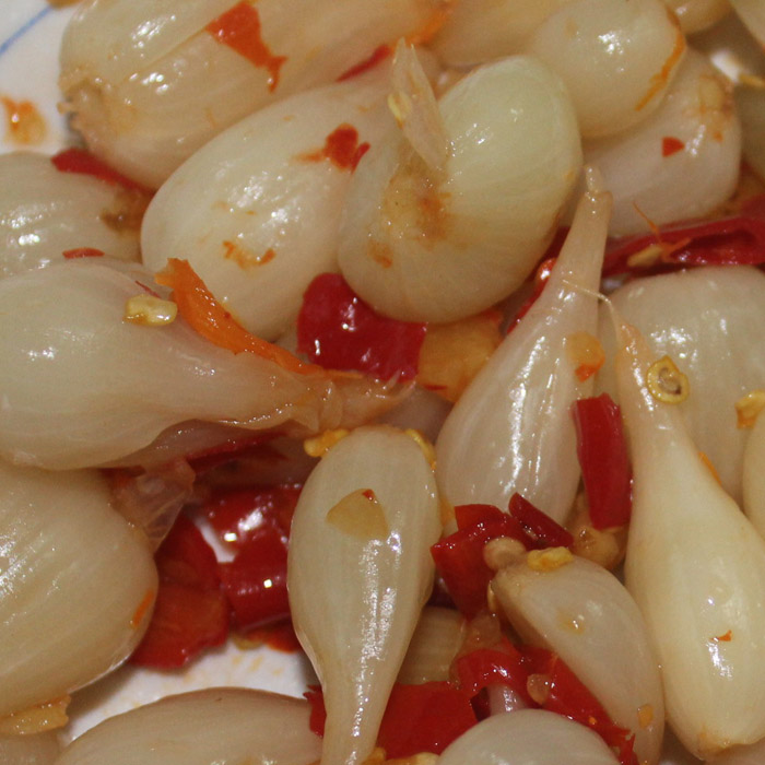 剁椒藠头木耳丝