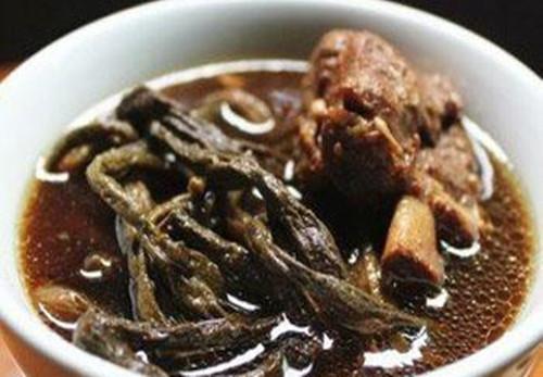 干豆角排骨汤