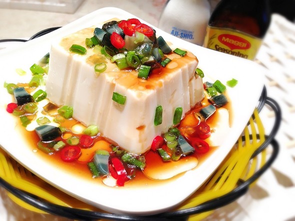 鲜花豆腐