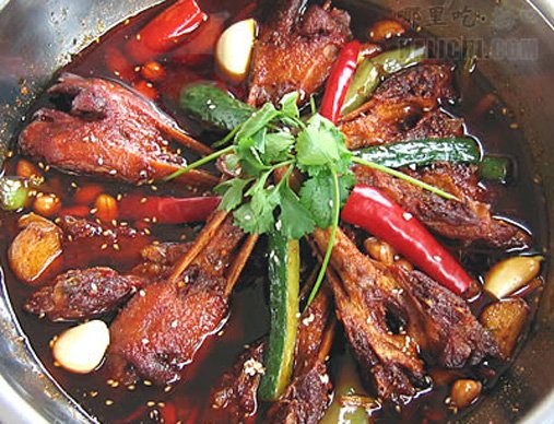 山寨干锅鸭下巴