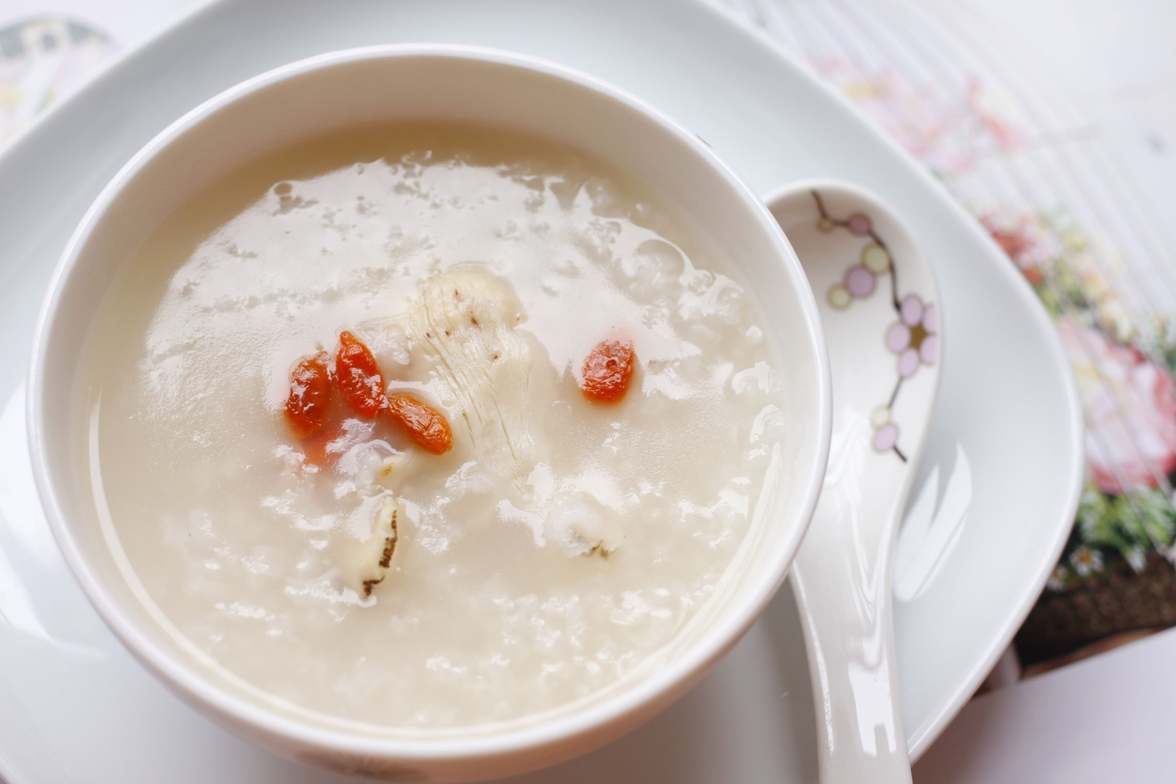 燕麦牛奶咸米粥