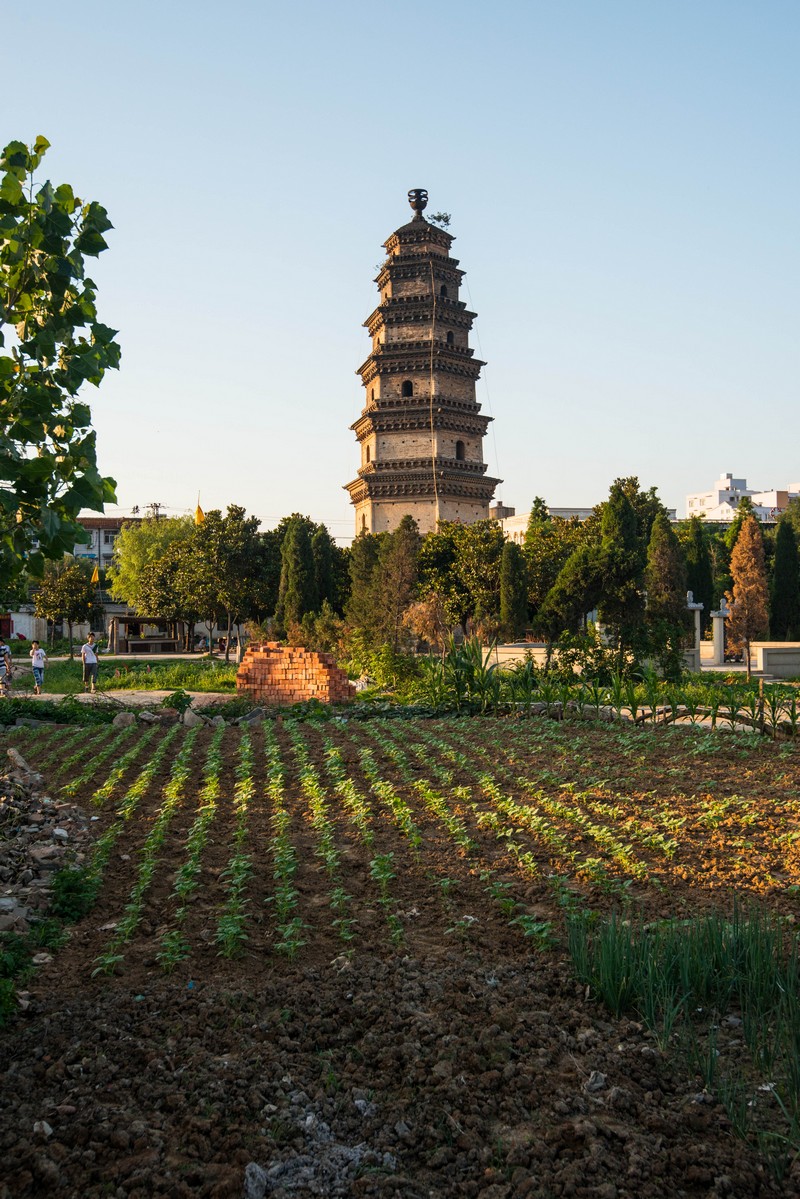  p>宝岩寺塔,又称宝严寺塔,俗称东关塔,位于河南省西平县城东关西平