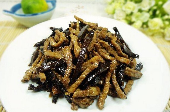 玫瑰头菜炒肉丝