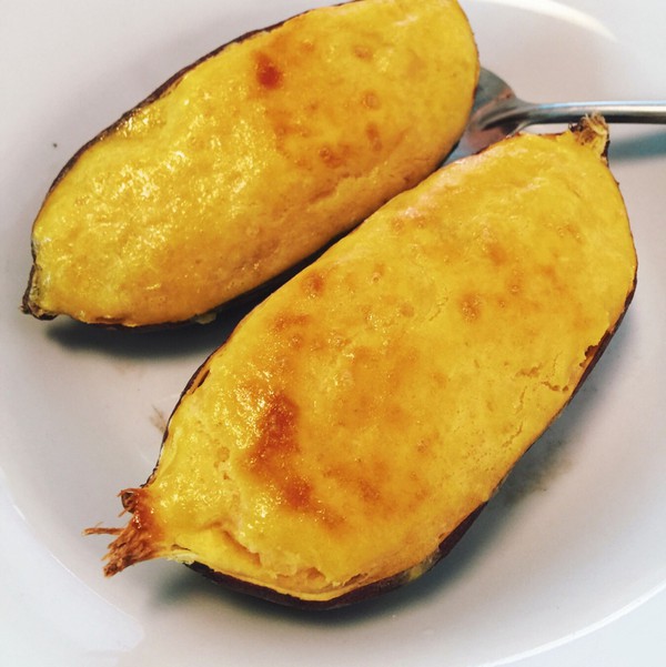 奶油芝士焗红薯
