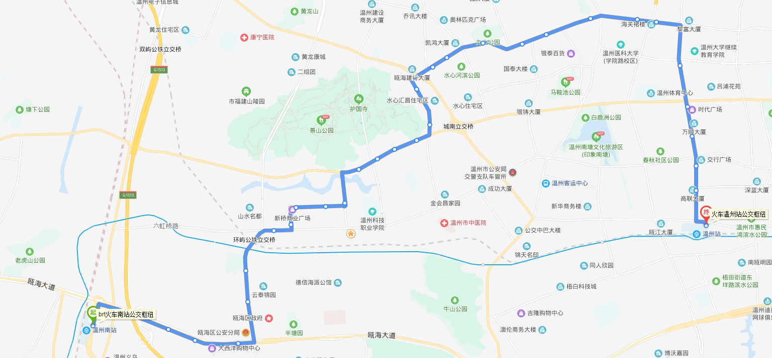 温州公交b109路