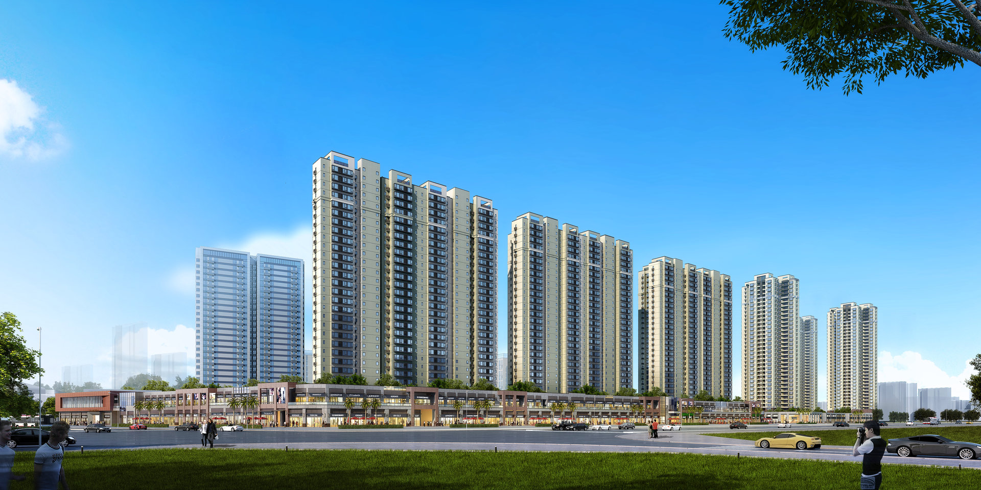  p>万科·中央公园地处松湖畔美丽的东莞市,项目位于大朗镇中心长盛