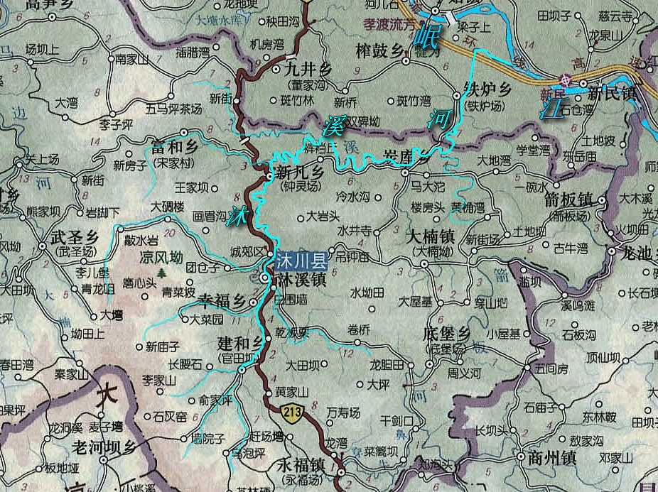  p>沐溪河,古称沐源川,沐溪,亦名沐川河,传说沐川县城东南原有石立溪