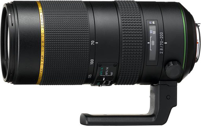  p>宾得hd pentax-d fa 70-200mm f/4是宾得旗下的一款相机镜头. /p>