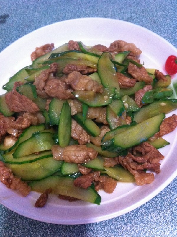 肉片黄瓜