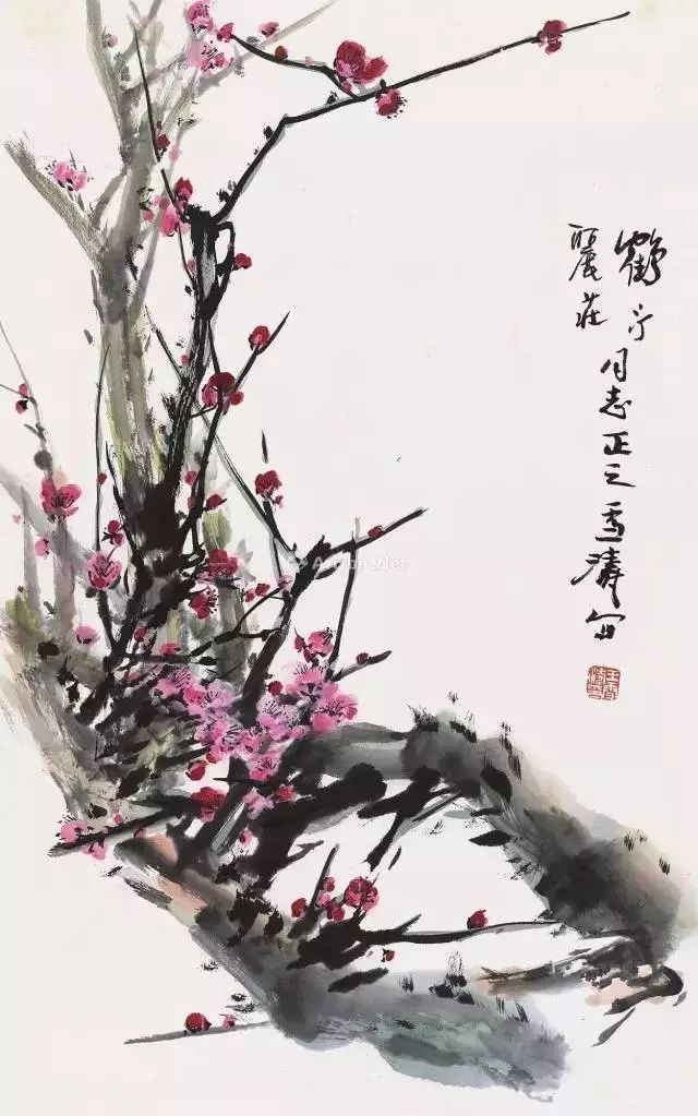 10位国画名家，30幅梅花画作，配上梅花诗词，好美_百科TA说